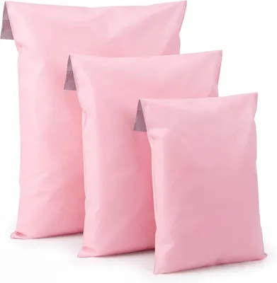 Obrázok produktu pre Prepravné tašky 60 ks, ružová, pre oblečenie, 3 veľkosti, polyetylén