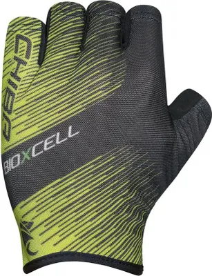 Produktbild von CHIBA BioXCell Tan Through - Radhandschuhe S neongelb/schwarz, gepolstert, at...