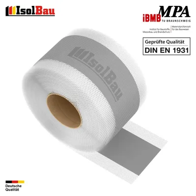 Isolbau Dichtband P2 Grau 1 m 120 mm Abdichtband wasserdicht Dusche Bad Balkon