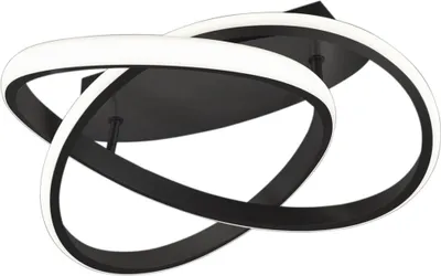 Produktbild von Reality Course LED Deckenleuchte  18W ⌀45cm dimmbar Schwarz Matt warmweiss