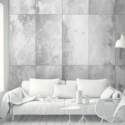 Zdjęcie produktu dla Tapeta "Woodchip & Magnolia" imitująca beton