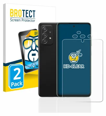 Produktbild von 2x Für Samsung Galaxy A52s 5G (Display+Kamera) Schutzfolie BROTECT Displayschutz Display Schutz Folie Klar Transparent