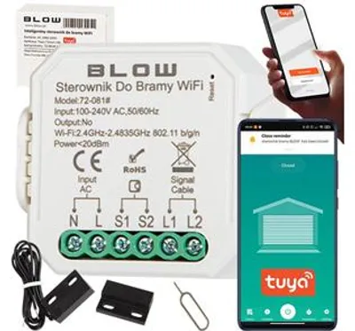 Obrázek produktu pro Smart dálkové ovládání pro vrata a brány BLOW 72-081, WiFi TUYA