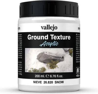 Vallejo Diorama Effects Thick Mud - 200ml Snow Medium Paste 26820