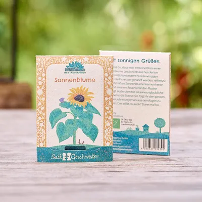 Image de Graines de tournesol à semence fixe, conditionnées de manière durable, pour le