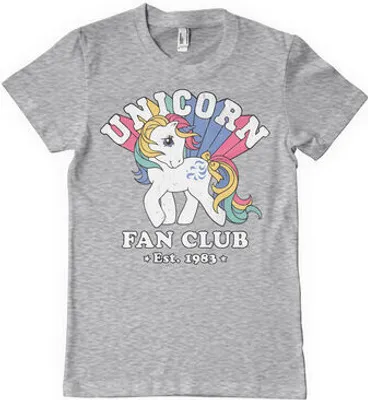 Produktbild von Unicorn Fan Club T-Shirt - Large - HeatherGrey