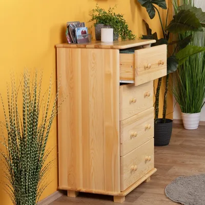 Produktbild von Kommode Massivholz 034 - Abmessung 100 x 55 x 47 cm (H x B x T)