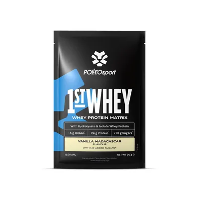 Obrázok produktu pre Polleo Sport 1st Whey, 30 g - Vanilka Madagaskar