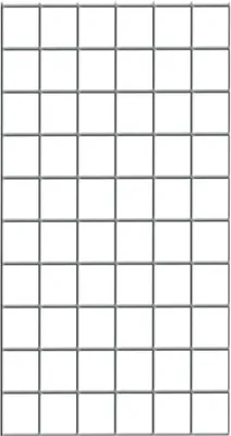 Produktbild von Drahtgitter-Seitenwand für Schulte Fachbodenregale mit Stecksystem | HxT 50x30cm | Glanzverzinkt