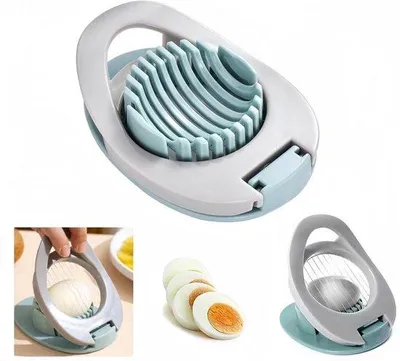Produktbild von Famanu Eierschneider - multifunktionale Eier-Schneidemaschine aus Edelstahl