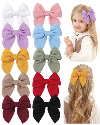 Produktbild von Haarclips bunt, 11,5 cm, 10 Stück, für Babys und Kleinkinder