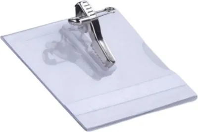 Zdjęcie produktu dla Jmenovka CT123, s klipem, 60 x 90 mm, čirá, 50 ks
