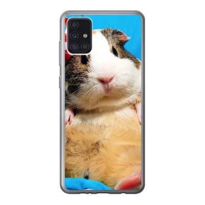Produktbild von MuchoWow® Handyhülle Schutzhülle Hülle für Samsung Galaxy A52 5G Meerschweinchen - Lustig - Krone - Kinder - Jungen - Mädchen - Kind Silikon Softcase Handy Hülle - Umschlag