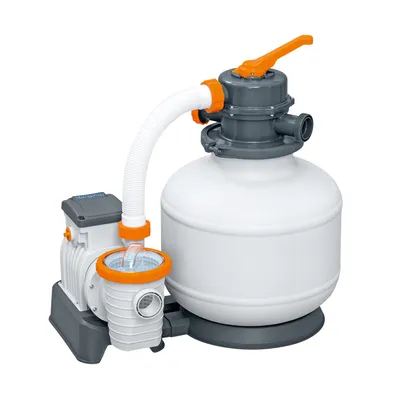 Zdjęcie produktu dla Bestway 58497, Filtr do piasku, Czarny, Pomarańczowy, Biały, Nad basenem naziemnym, 5700 l, 1100 l, 42300 l