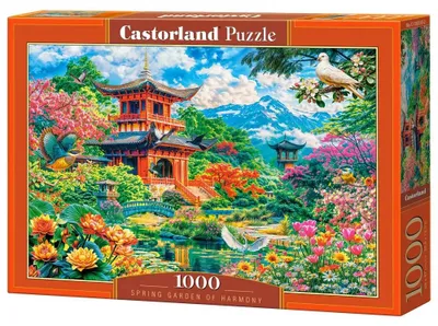 Productafbeelding van CASTORLAND Puzzlegarn Tuinharmonie, 1000 stukjes