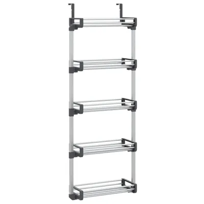 Obrázok produktu pre Dverový organizér s 5 policami 52x20x135 cm hliník