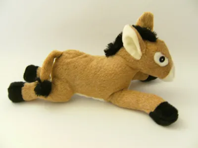 Produktbild von Stofftier Esel, 37 cm, hellbraun, Kuscheltier, Plüschtier, Bauernhoftier