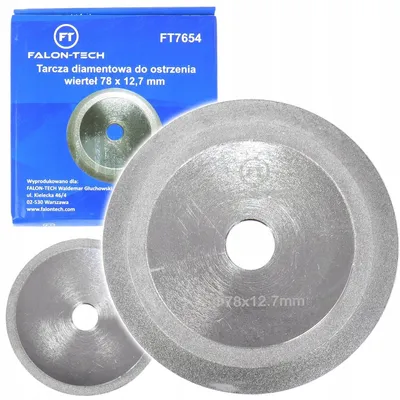 Image de DISQUE DIAMANTÉ POUR AFFÛTEUSE DE FORETS 78 x 12,7 mm