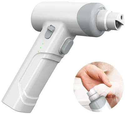 Image de Tondeuse électrique pour griffes de chien, en ABS, réglable, silencieuse, rechargeable, avec éclairage LED