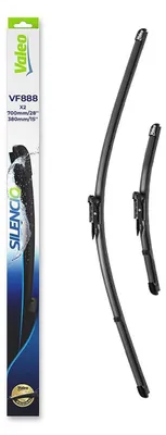 Produktbild von Valeo Silencio 2x Wischerblätter VF888 - Vorne - 700 mm / 380 mm