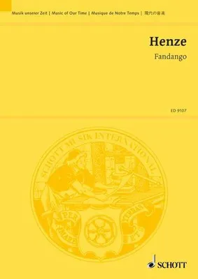 Produktbild von ISBN Fandango für Orchester Partitur, Musikalische Ausbildung, Taschenbuch