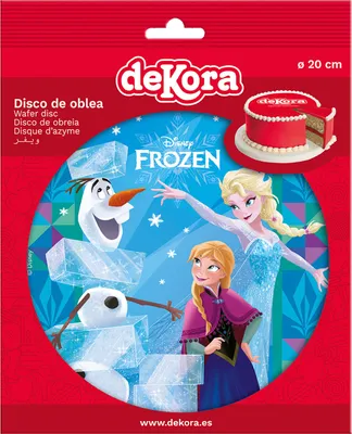 Produktbild von Dekora Frozen Essbarer Tortenaufleger  20cm