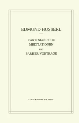Obrázok produktu pre Cartesianische Meditationen und Pariser Vortrage
