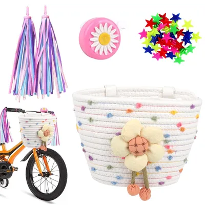 Image de Sacoche de vélo pour enfants avec 2 sangles en cuir