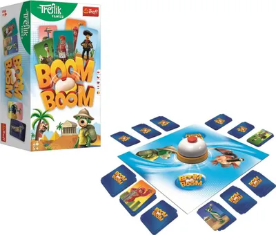 Zdjęcie produktu dla Gra Boom Boom Rodzina Treflików Trefl 02122