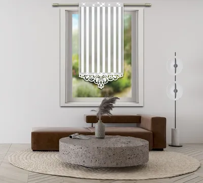 Produktbild von Fertiggardine, Gardine mit Zirkonia, Vorhang, 60x120cm, Weiß