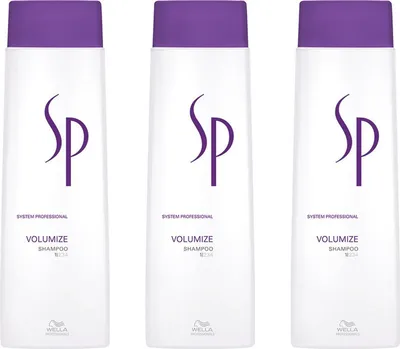 Produktbild von Wella SP Volumize 3 x 250 ml Shampoo Set