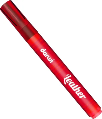 Obrázok produktu pre Darwi Paint On Leather Marker Fixka na kožu Vermilion 6 ml 1 ks