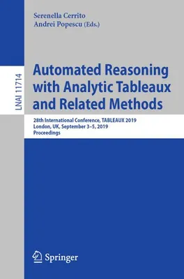 Obrázek produktu pro Automated Reasoning with Analytic Tableaux and Related Methods