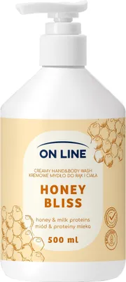 Image de On Line 2W1 Savon liquide au miel 500 ml