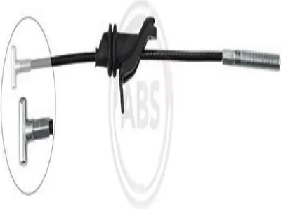 Produktbild von A.B.S. Handbremsseil Seilzug Feststellbremse für FORD Focus II Schrägheck (DA, HCP, DP) Vorne K17501