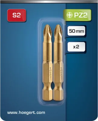 Produktbild von Hogert Technik Schrauberbit HT1S395 50mm Blisterpack 42g