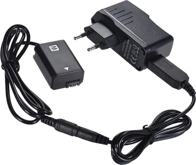 Zdjęcie produktu dla Andoer NP-FW50 bateria zastępcza + kabel zasilacza USB 5V 3A z wtyczką zasilającą zamiennik AC-PW20 do Sony NEX-3/5/6/7 seria A33 A37 A35 A7 a7 A7II A6000 A6300