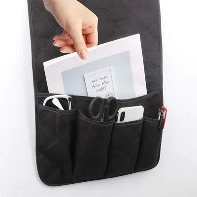 Produktbild von Famanu Armlehnen Organizer mit 5 Fächern - Schwarz