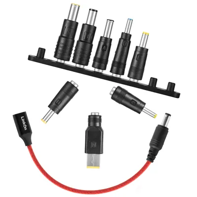 Obrázek produktu pro LinkOn Adaptér PD na DC 100W USB-C Samec na DC Samec Pro starší notebooky 19V až 21V s PD3.0 20V nabíječkou Kompatibilní s HP Lenovo Dell MSI IBM Acer ASUS Sony Compaq Fujitsu