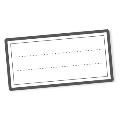 Produktbild von itenga 40x Buchetiketten neutral grau 9x4,5cm Namensetiketten Heftetiketten Schuletiketten