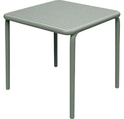 Obrázek produktu pro Zahradní jídelní stůl Ferne plastový zelený 79,5 x 79,5 x 75,5 cm