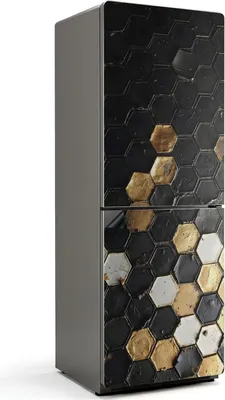 Obrázek produktu pro Magnetický kryt lednice - Magnetická fólie do kuchyně - Magnetická dekorace na lednici - samolepicí magnetická tabule - magnetická fólie na dveře lednice - 70x190 cm