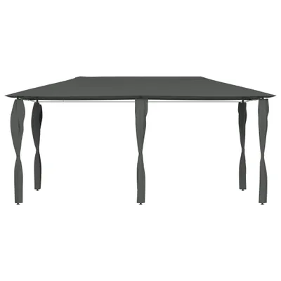 Produktbild von vidaXL Pavillon mit Pfostenverkleidung 2,98x5,3x2,59 m Grau 160 g/m²
