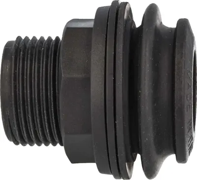Produktbild von tecuro PUSH-IN Universal Behälterverschraubung Tankdurchführung - für Tanks und Fässer 1 1/2 (6/4) Zoll