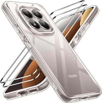Produktbild von Hülle + 2X Schutzglas für Xiaomi Redmi Note 15 Pro 5G Panzerfolie Display Case 9H