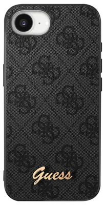 Obrázek produktu pro Guess, pouzdro MagSafe pro iPhone 17e 4G, elegantní design s kovovým logem, černé
