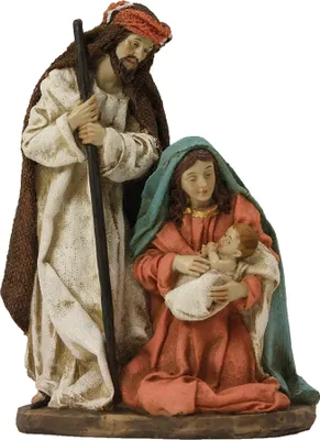 Produktbild von Krippenfigur Heilige Familie 28 cm Polyresin Deko für Weihnachten