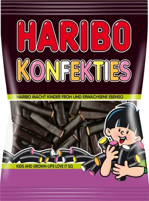 Produktbild von Haribo Konfekties, Lakritz, Süßigkeit, Nascherei, Im Beutel, Tüte, 175 g
