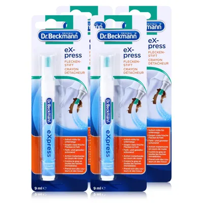 Produktbild von 4x Dr. Beckmann express Fleckenstift 9 ml - Soforthilfe für Unterwegs