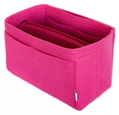 Immagine prodotto di Inserto organizer in feltro per borse a mano con scomparti, fucsia M